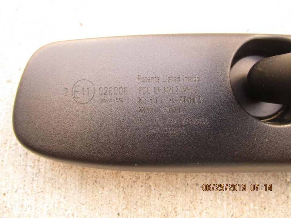 Espejo retrovisor interior 10-13 SUZUKI KIZASHI ATENUACIÓN AUTOMÁTICA HOME LINK OEM Foto 3 de 4