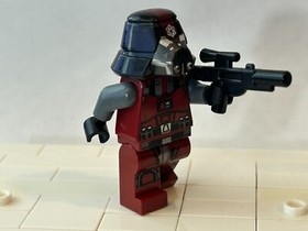 LEGO Star Wars Sith Trooper Dark Red Outfit minifigure 75001 sw0436