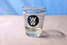 Weight Watchers Measuring Shot Glass approx. 2 1/4" tall - very good condition