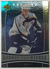 2006-07 Upper Deck Trilogy Hockey - SHEA WEBER RC (#124) numbered # 922/999