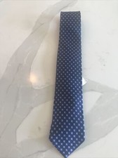 Bloomingdale  s Silk Blue Tie New With Tags