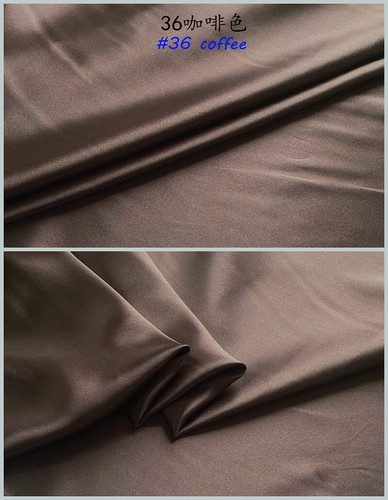 1 MeterX1.14 Meter Soft Silk Charmeuse Fabric Evening Dress Mulberry Silk Satin - Bild 39 von 43