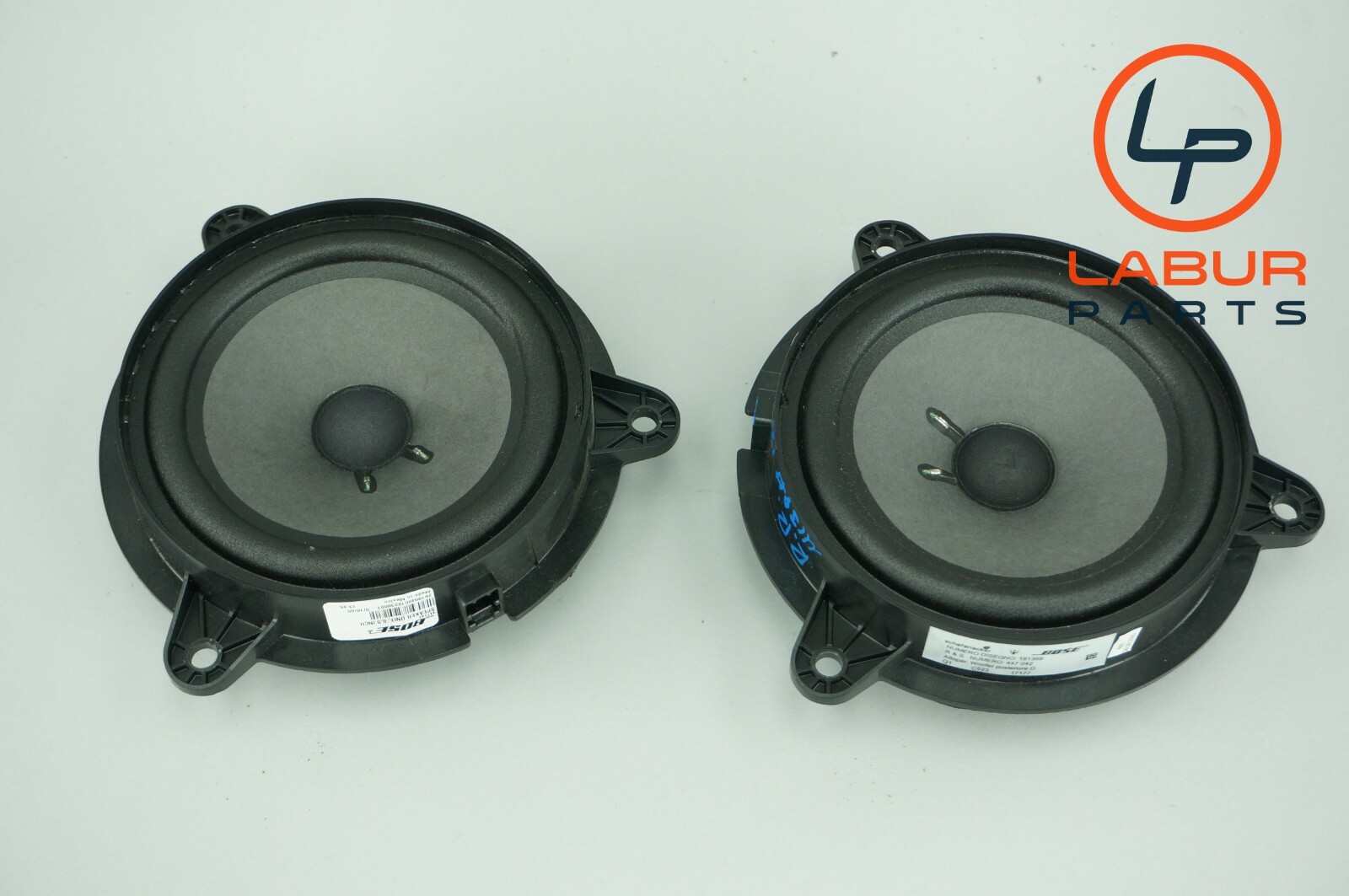 M139 03-13 Maserati Quattroporte Bose Audio Door Speaker & Subwoofer Set 6 BX214