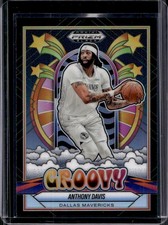 2024-25 Panini Prizm Black Anthony Davis Groovy #9 Mavericks