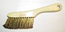 Vintage Fuller Brush Brass Bristle Handheld Utility Workshop Cleaning Brush USA