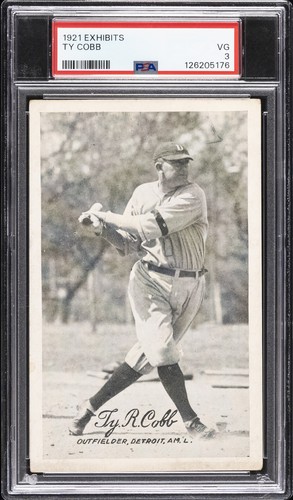 1921 EXHIBITS TY COBB PSA 3