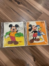 Vintage Playskool Puzzle Mickey Mouse, Donald Duck