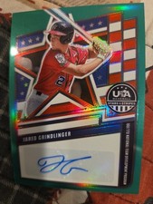 2026 Panini USA Stars & Stripes Jared Grindlinger Green Prizm AUTO #NTS-JG