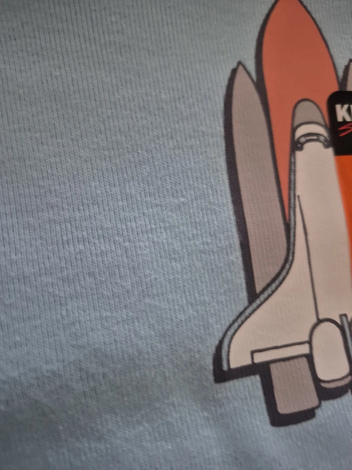 Juego de pijama Kirkland niños 4 piezas niños cohetes talla 2t Foto 4 de 4