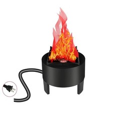 3D LED Fake Fire Flame Light, Artificial Flickering Flame Lamp Bulb Electric ...