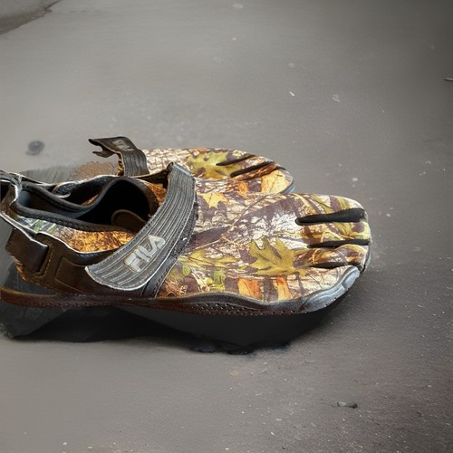 FILA Skeletoes EZ Slide camouflage Running Barefoot Shoes Sneakers Men’s Size 11 - Picture 7 of 7