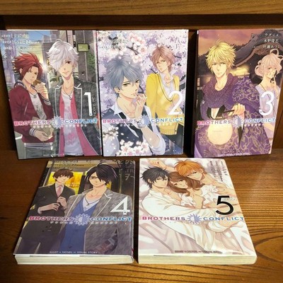 Brothers Conflict 2nd Season Vol.1-5 Complete Manga Set Japanese Edition