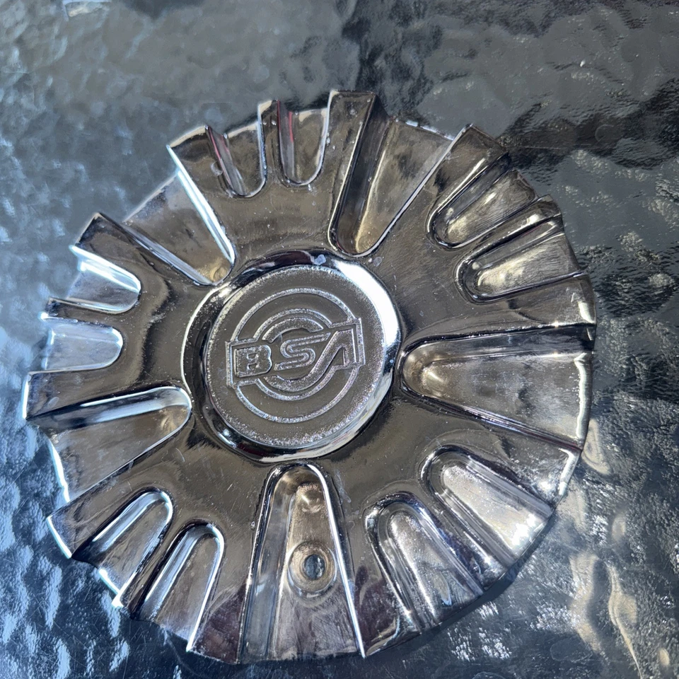 Ruedas BSA Motorsports cromadas rueda personalizada # 378 (1 cantidad CAP) Foto 3 de 4