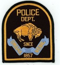 NEBRASKA NE OMAHA POLICE NICE SHOULDER PATCH SHERIFF