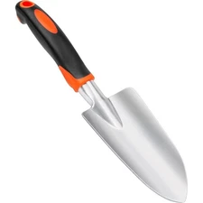 Heavy Duty Gardening Hand Trowel with Ergonomic Handle for Digging Rust
