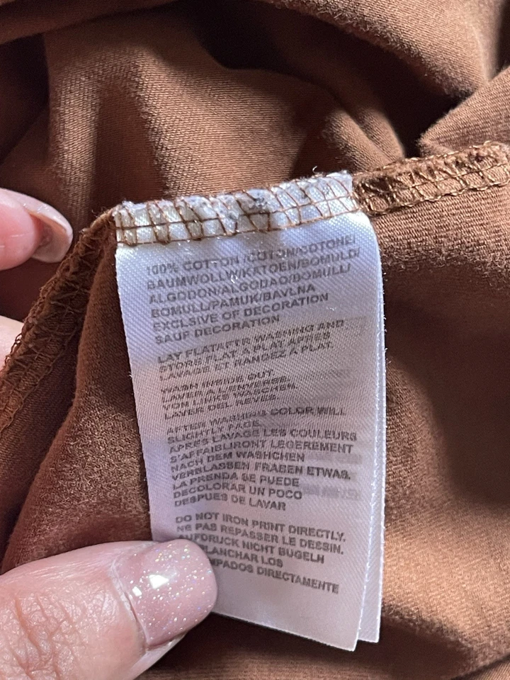 Camiseta marrom Air Jordan tamanho GG - Imagem 3 de 4