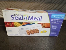 Rival (VS100) Seal-a-Meal  Vacuum Food Storage Bag Sealer Boxed Manual