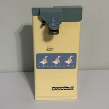 Vintage 1980's Proctor Silex Electric Can Opener W/Goose Design, Knife Sharper