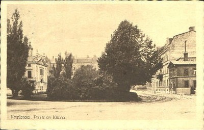 Karlstadt Parti Klara gestempelt 1922