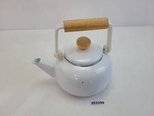 Dzbanek do herbaty emaliowany drewno wiejski dom dekoracja kuchnia gospodarstwo domowe naczynia #262299