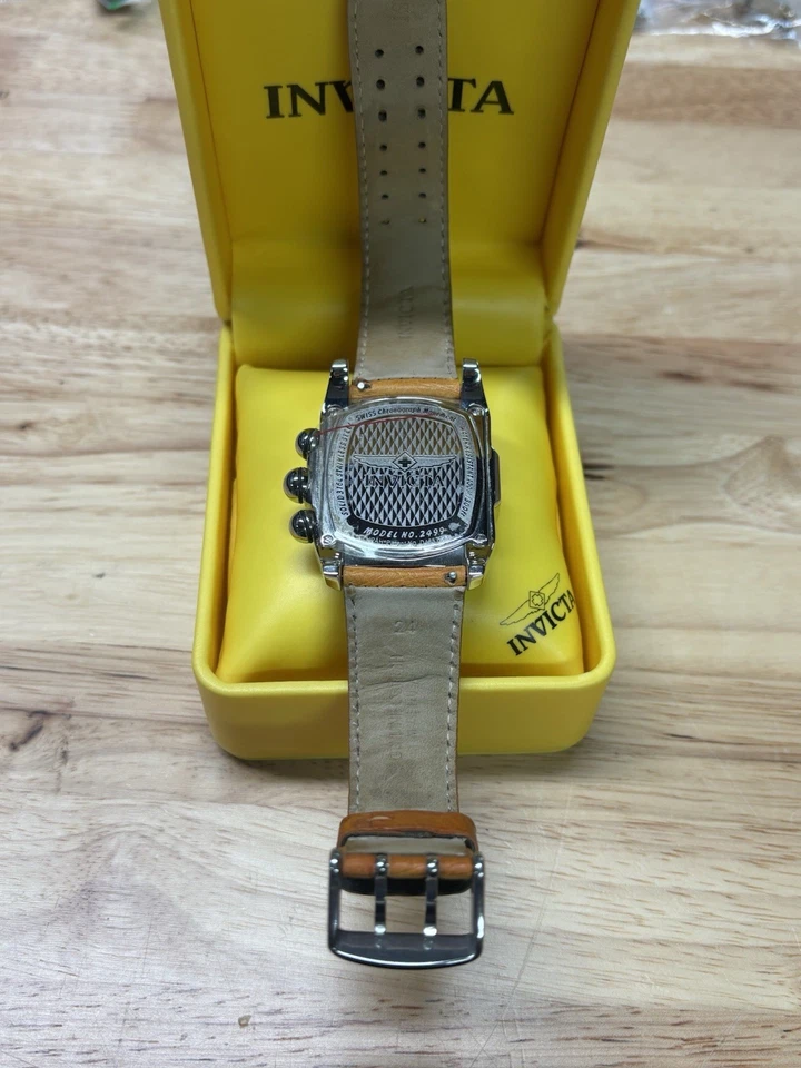 BLACK/GOLD INVICTA LUPAH 2499 SWISS CHRONOGRAPH MOV'T MEN'S WATCH - Image 4 of 4