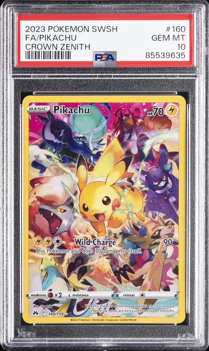 Secret Rare Pikachu Pokémon TCG Grade 10 Individual Collectible