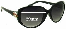 SFx Replacement Sunglass Lenses fits Gucci GG3174/F/S - 59mm Wide