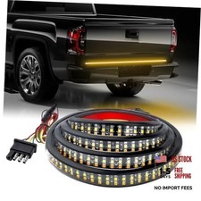 Truck Tailgate Light Bar, 59" Triple-Row LED 59 inches White Yellow Red