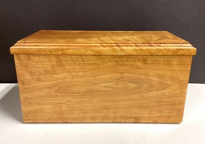 Figured Cherry Wood ~ Custom Made ~ Jewelry Box