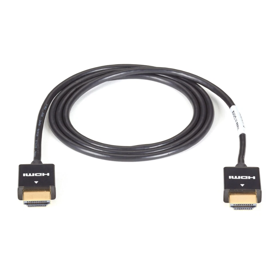 Cable HDMI de alta velocidad de línea delgada Black Box - 2 m (6,5 pies) (VCSHDMI002M) Foto 2 de 2
