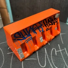 Solid Crete Fingerboard Barrier Obstacle – Bay Area Graffiti Art Prop