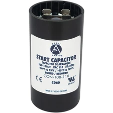 Motor Start Capacitor 108-130 Mfd 110-125 VAC Universal Electric Appli Parts