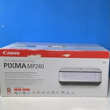 Canon PIXMA MP240  All-In-One Business Home Photo Printer - Factory Sealed