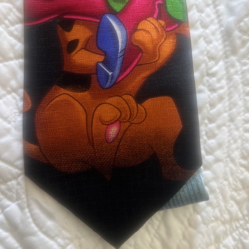 Cartoon Network Scooby-Doo Krawatte Herren Seide Grafikdruck 2003 Hanna Barbara - Bild 6 von 8
