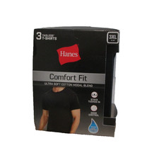 New Men's Hanes 3 Pack Tagless Comfort Fit Ultra Soft Fresh IQ T-Shirts 3XL