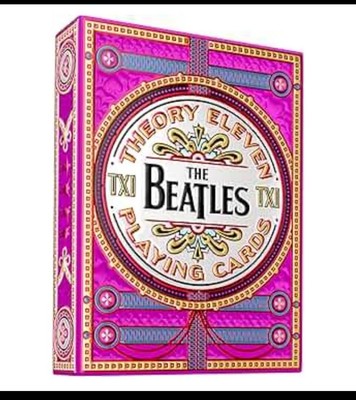 The Beatles - Theory 11 Playing Cards Pink Brand New Sealed Deck