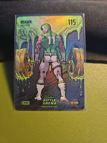 2026 Bo Jackson Battle Arena 1st Ed. Brawn Slime Battlefoil Glow #SL-103 SP