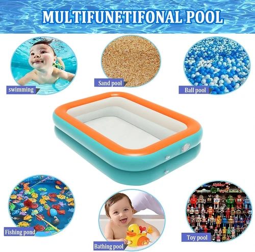 Planschbecken für Kinder, Schwimmbecken 120x90, Kinderpool Planschbecken Garten - Bild 5 von 7