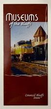 2000s Council Bluffs Iowa Museums Union Pacific Air Force Jail Travel Brochure