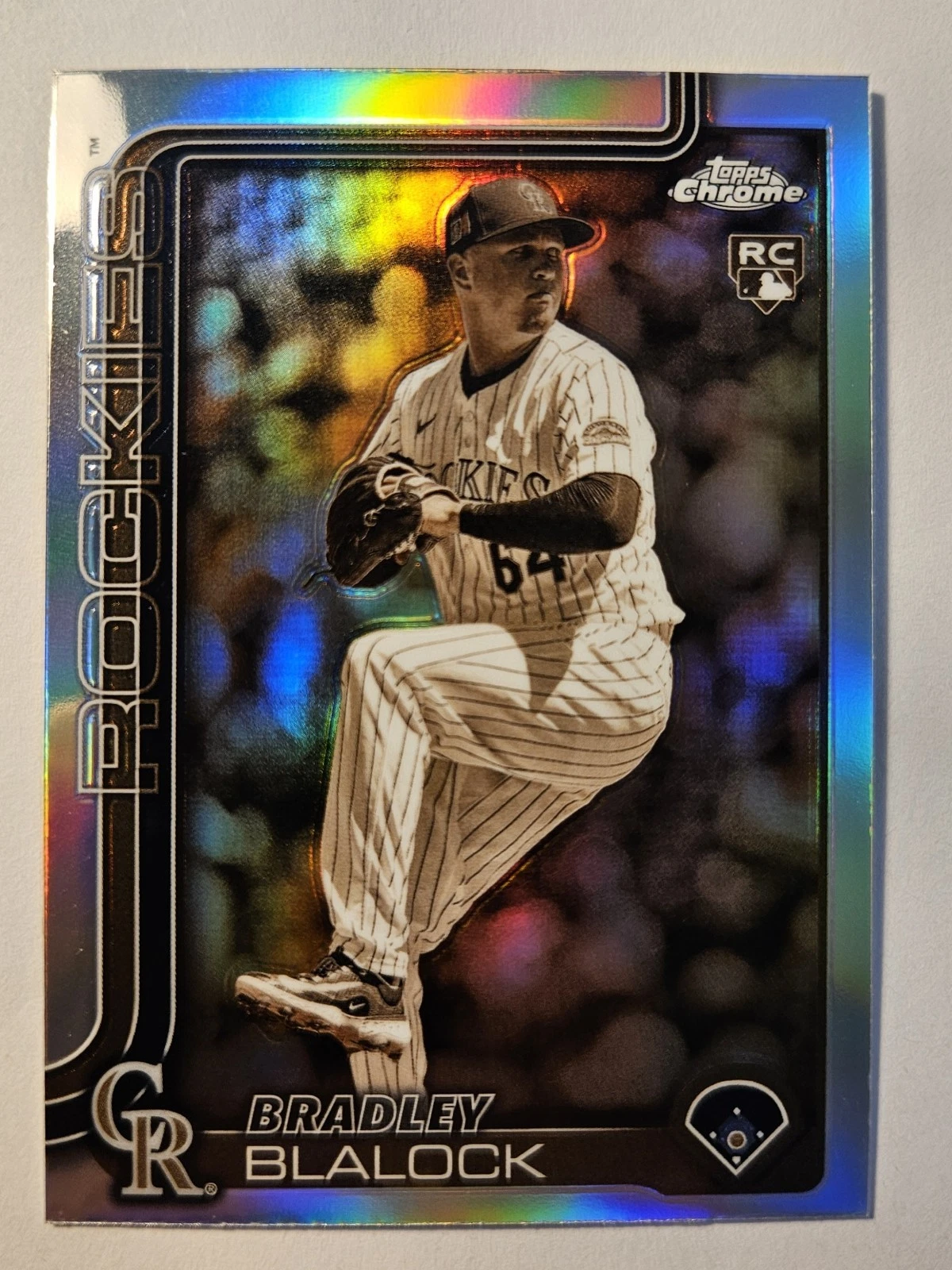 2025 Topps Chrome Sepia Refractor Bradley Blalock RC Rookie #289 Rockies