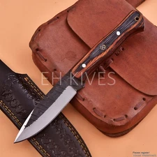 10'' Handmade D2 Steel Hunting/Camping Sharp Skinner EDC Knife with Sheath