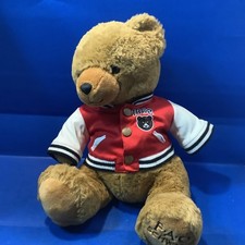 Teddy Bear FAO Schwarz Authentic Honey Brown Plush Toy Jacket Cuddly 16" Osito