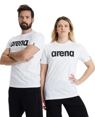 Arena T-Shirt Unisex Sportshirt Logo Team Essential, Adults, T-Shirt Logo, M