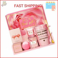 Birthday Gifts for Women, Mom, Sister, Friend: Unique Pink Self Care Spa Relaxat