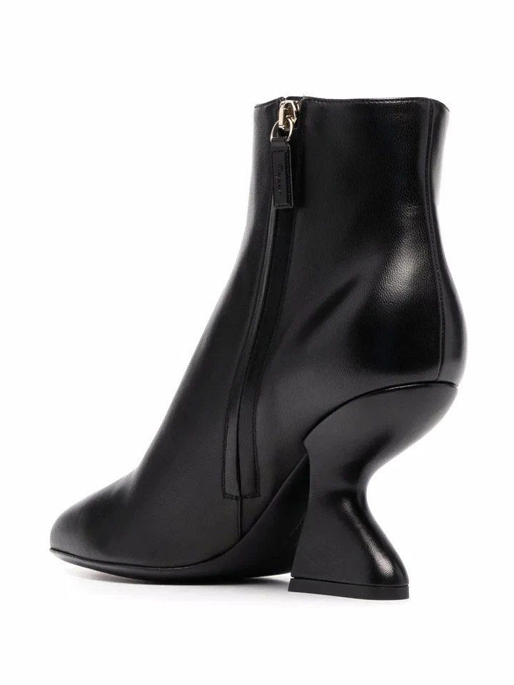 Botines con caja Ferragamo Tacón Esculpido G1N Foto 2 de 4