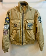 Anovos Productions 2014 Battlestar Galactica Raptor Bomber Jacket Prop Size S