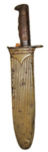 US WW1 M1917 Plumb St. Louis Bolo Knife with LF&C 1918 metal Scabbard