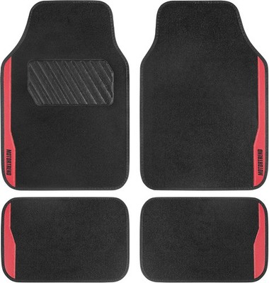 SpeedSeries Carpet Car Floor Mats Set - Universal Fit for Cars, Trucks, SUVs, Va
