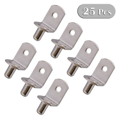 25 pcs Heavy Duty Bracket- -Unterstützung Pegs Nickel Regalhalterungen
