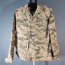 U.S Air Force Utility Coat Mens 40R Camo Military Jacket 50 Nylon 50 Cotton